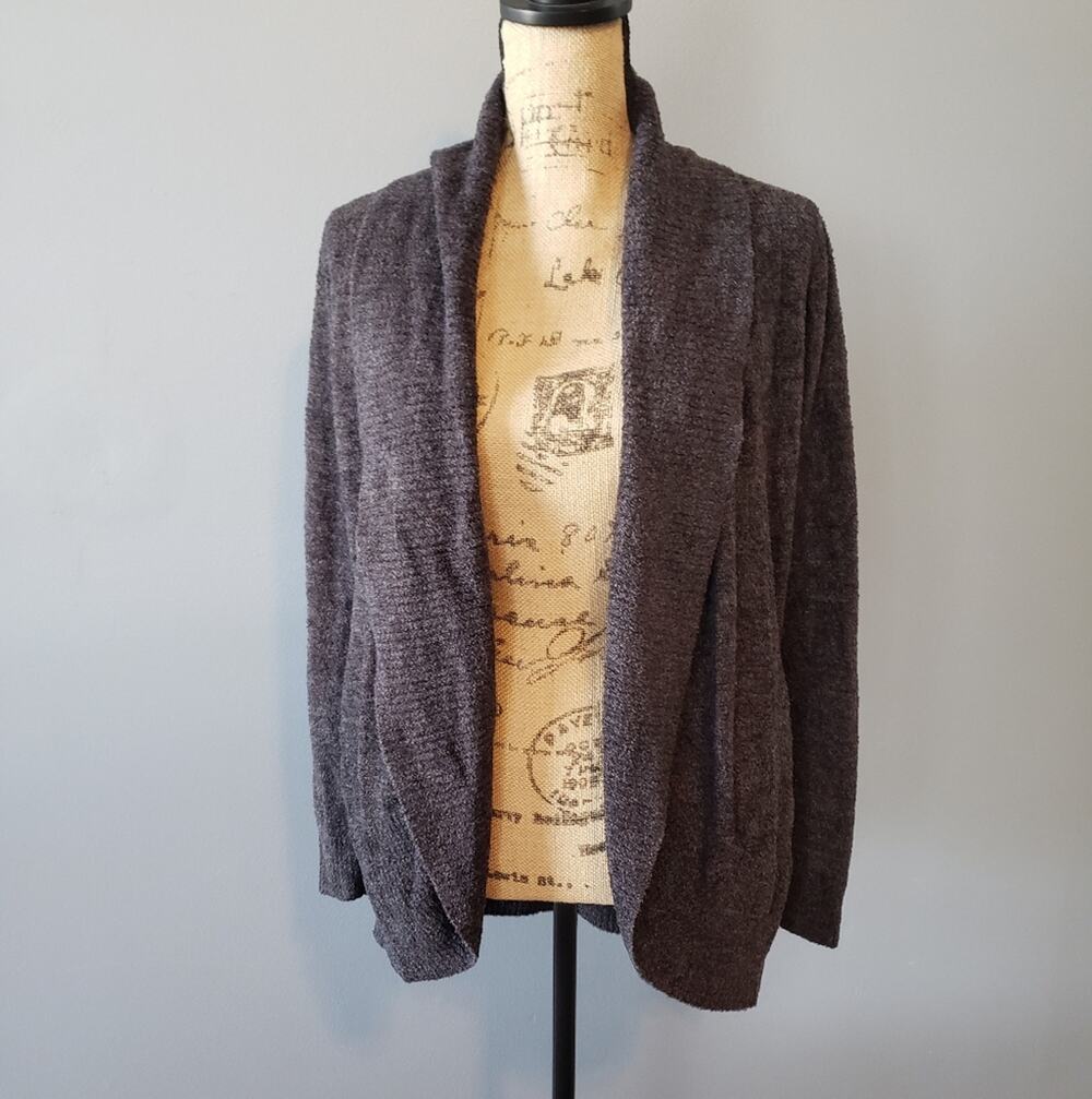 Barefoot Dreams Cozy Chic Lite Circle Cardi Sweater Cardigan XS